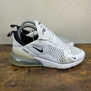 Nike Air Max 270 White Black AH6789-100 Shoes Sneakers Women's Size 9